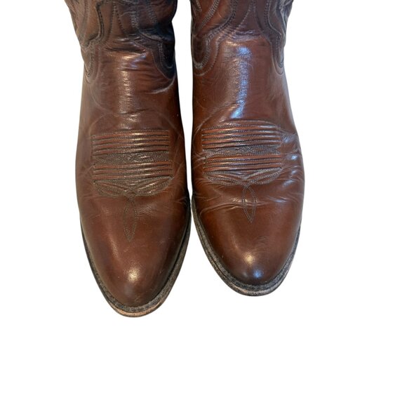 Dan Post Men\'s Milwaukee Leather Western Cowboy Boots size 8.5D main image 9